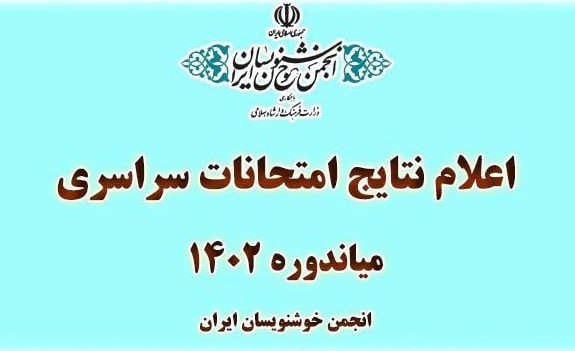موفقیت اعضای کانون فرهنگی هنرهای تجسمی دانشگاه تربیت مدرس در آزمون‌های انجمن خوشنویسان ایران