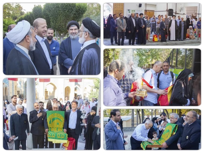 آیین بدرقه کاروان اعزامی اساتید دانشگاههای کشور به حج تمتع برگزار شد     
