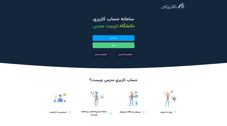 اطلاعیه نحوه دریافت حساب کاربری مدرس، ویژه دانشجویان نو ورود مقطع کارشناسی ارشد علوم پزشکی
