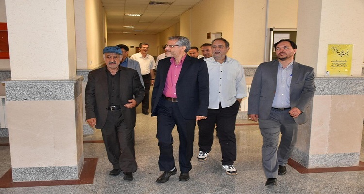 بازدید معاون توسعه منابع و سرمایه انسانی دانشگاه از پردیس منابع طبیعی و علوم دریایی نور
