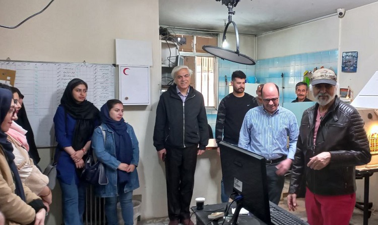 بازدید علمی دانشجویان انیمیشن دانشکده هنر و معماری دانشگاه تربیت مدرس از استودیوهای رسانه فرد 