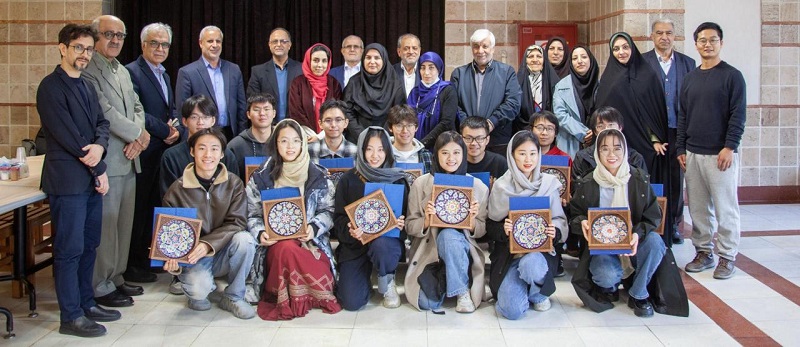 برگزاری مراسم اختتامیه دوره دانش افزایی دانشجویان بین‌الملل دانشگاه تربیت مدرس